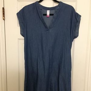 Denim tunic style dress